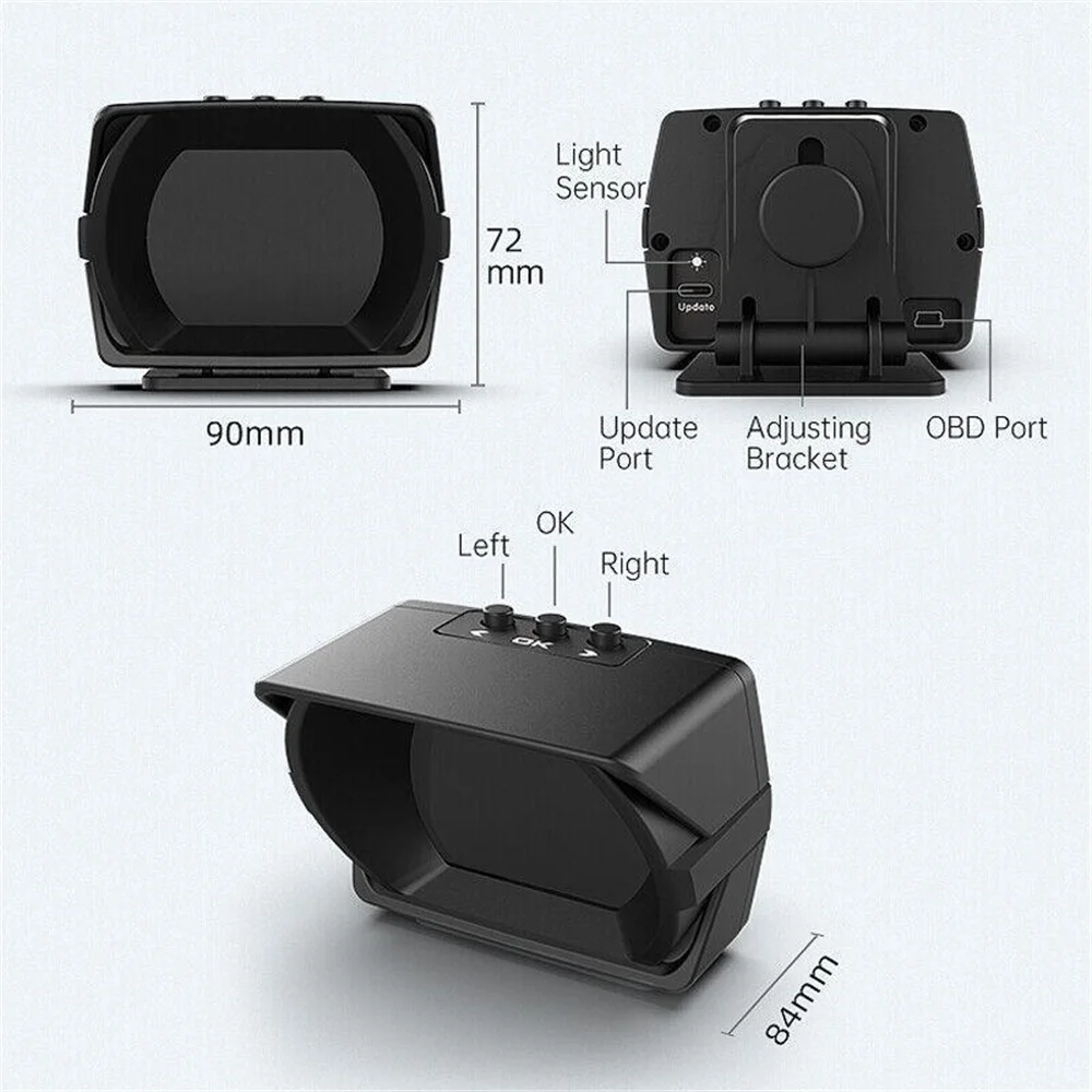 ڵ   ÷, ̽ , ٱ OBD2 LCD , GPS  跮 溸 ý, A450