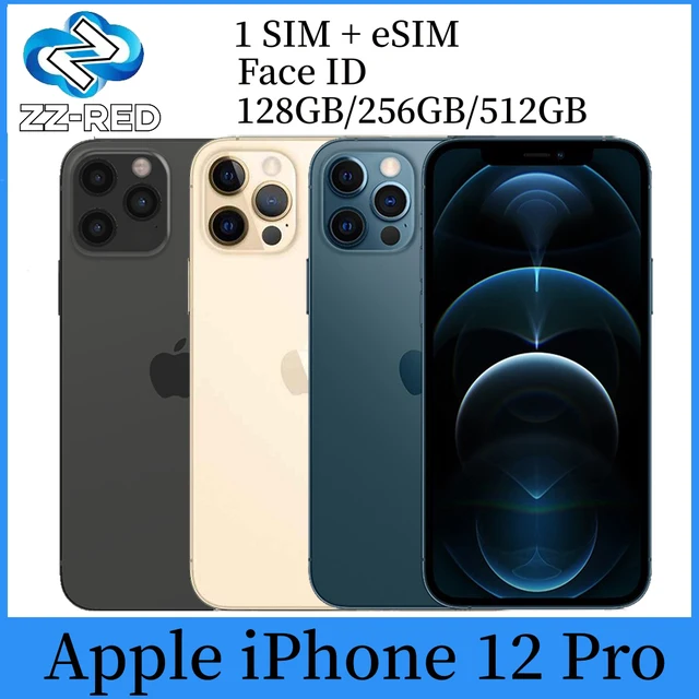Original Apple iPhone 12 Pro 12pro Mobile 128/256/512GB ROM 6.1" OLED RAM 6GB A14 Bionic IOS Face ID NFC Unlocked 5G Cell phone