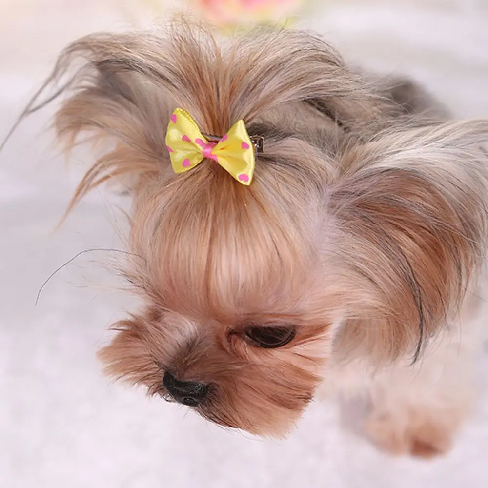 Hair Clips For Dogs Cat Sweet Bow Hairpins Colorful Hair Barrette Puppy Beauty Supplies Pet Butterfly Bows Pet Supplies 2