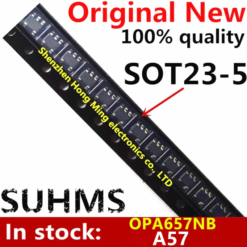 

(10 шт.) 100% новый набор микросхем OPA657NB OPA657 A57 sot23-5