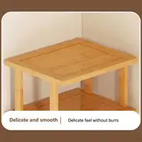 Multifunctional 6 Layers Shoes Rack Bamboo Shoe Cabinets Stackable Stand Shoes Storage Shelf Organizer For Entryway Livingroom 5