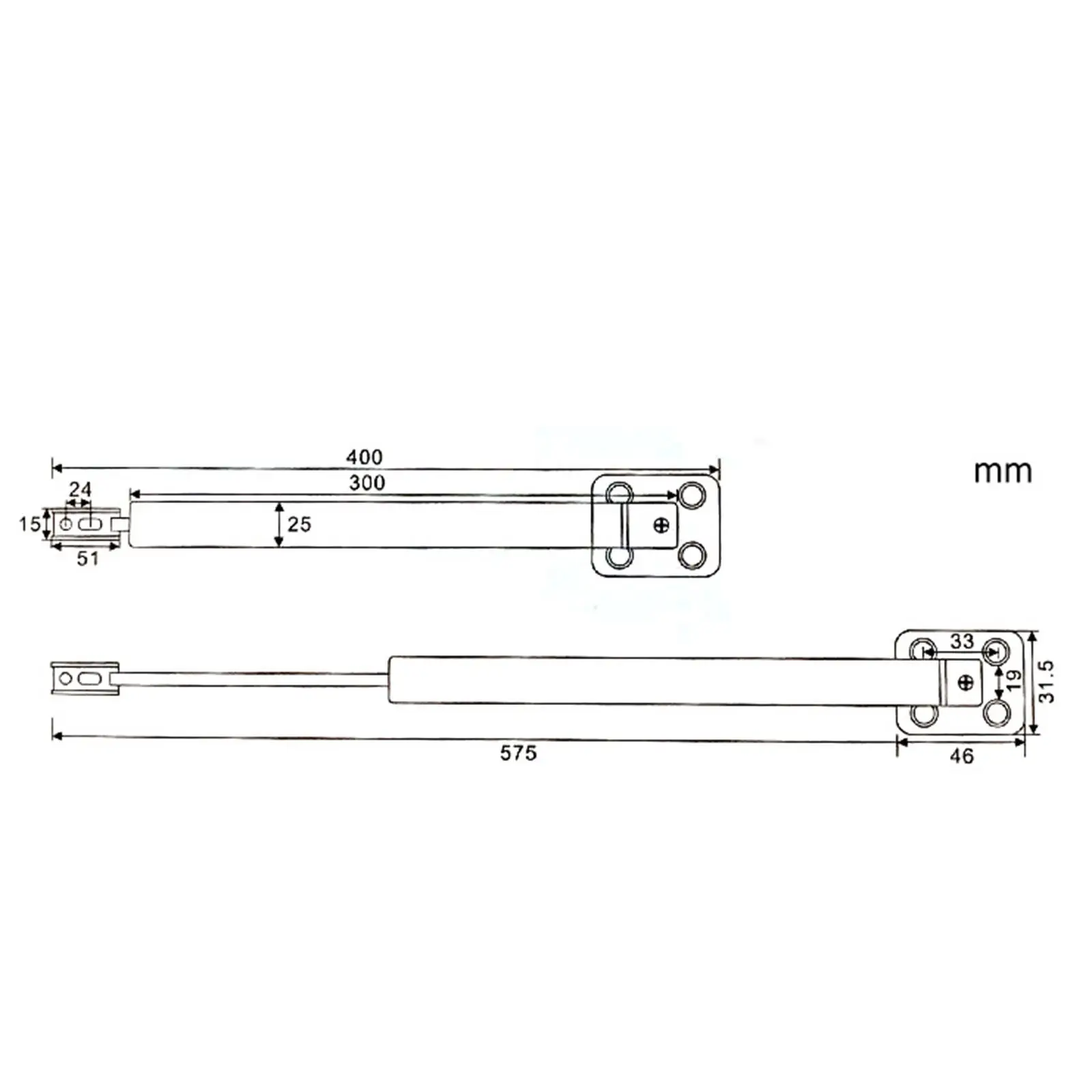 Aluminium Alloy Automatic Door Closer for Fire Doors Residential/Commercial