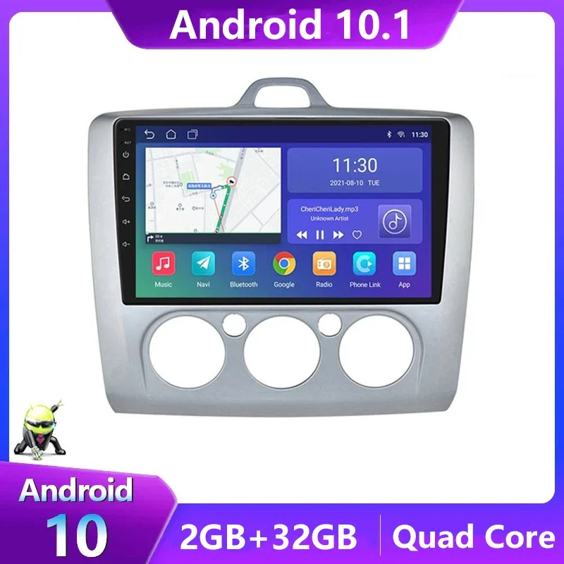 

2 Din Android 11 Car Radio Multimedia Player For ford focus 2 2004-2008 2009 2010 2011 2012 Auto GPS 2din autoradio Stereo