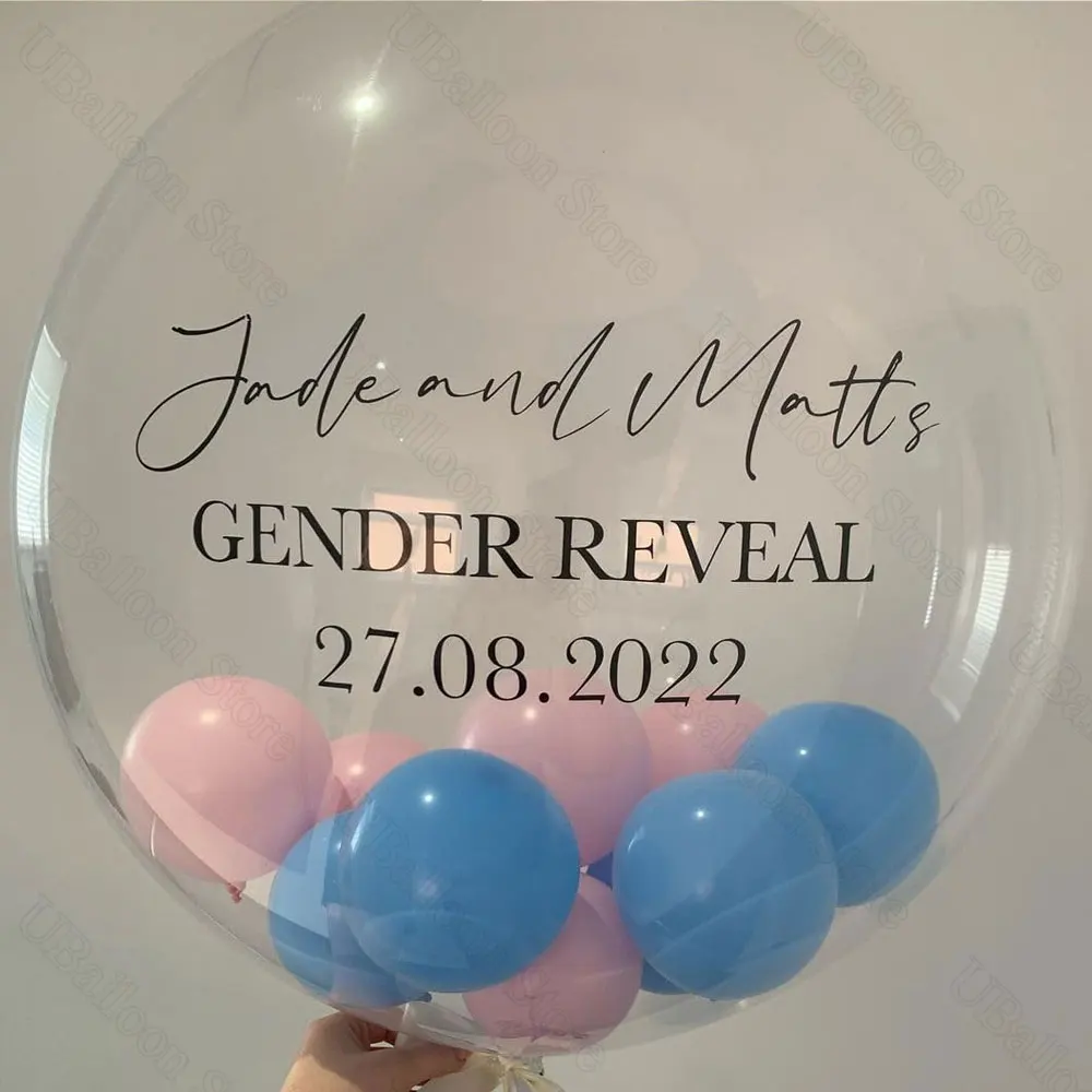 Large Clear Balloons for Stuffing 30Inch Width Mouth Bobo Balloons for Birthday Wedding Baby Shower Deco