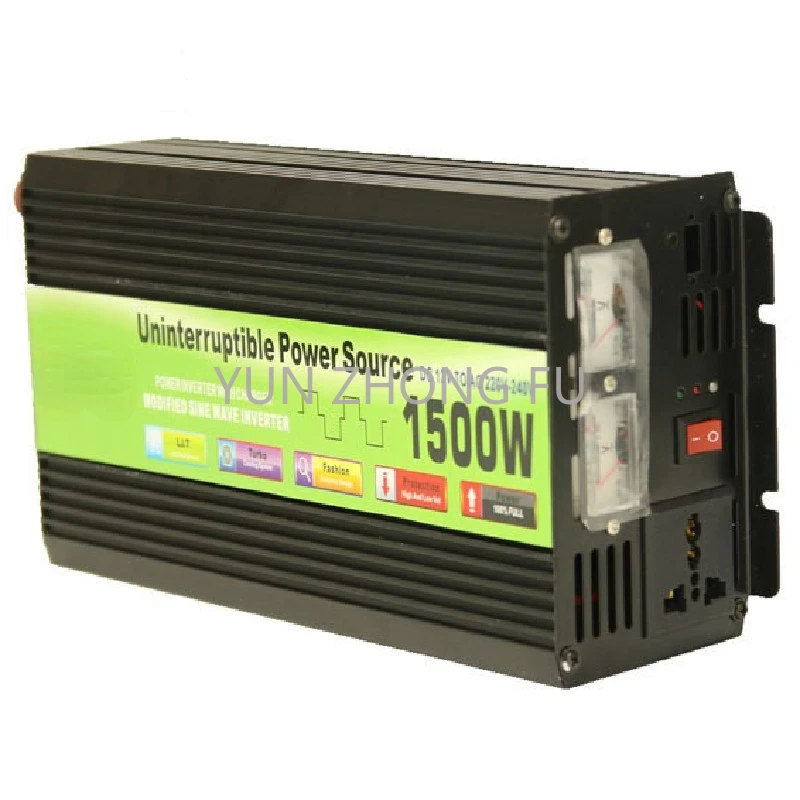 

Инвертор Ups 300 Вт 500 Вт 1000 Вт 1500 Вт 2000 Вт 2500 Вт 3000 Вт Улучшенная Синусоидальная волна с зарядным устройством
