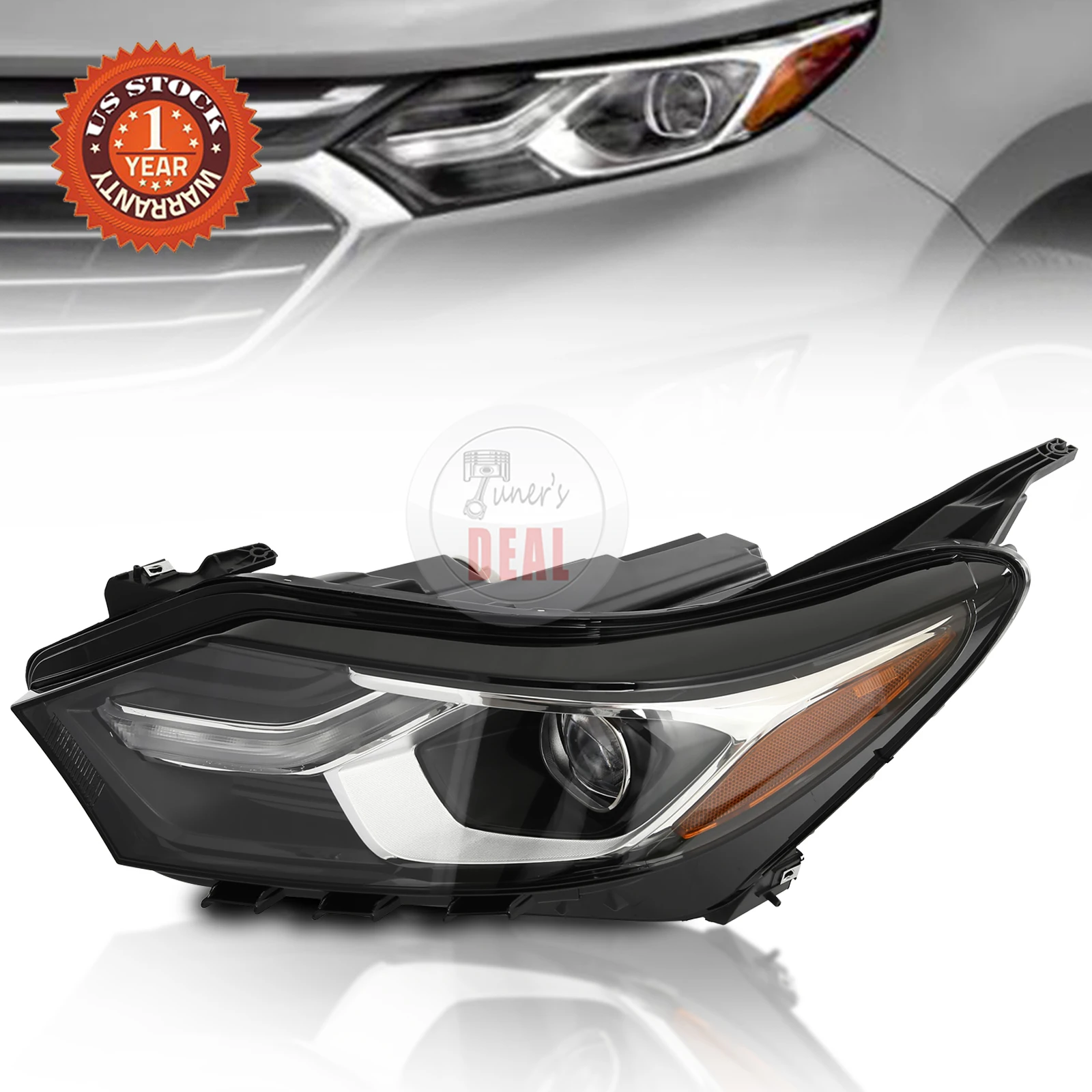 

Передняя фара в сборе для 2018-2021 Chevy Equinox, передняя фара для водителя, левая сторона LH