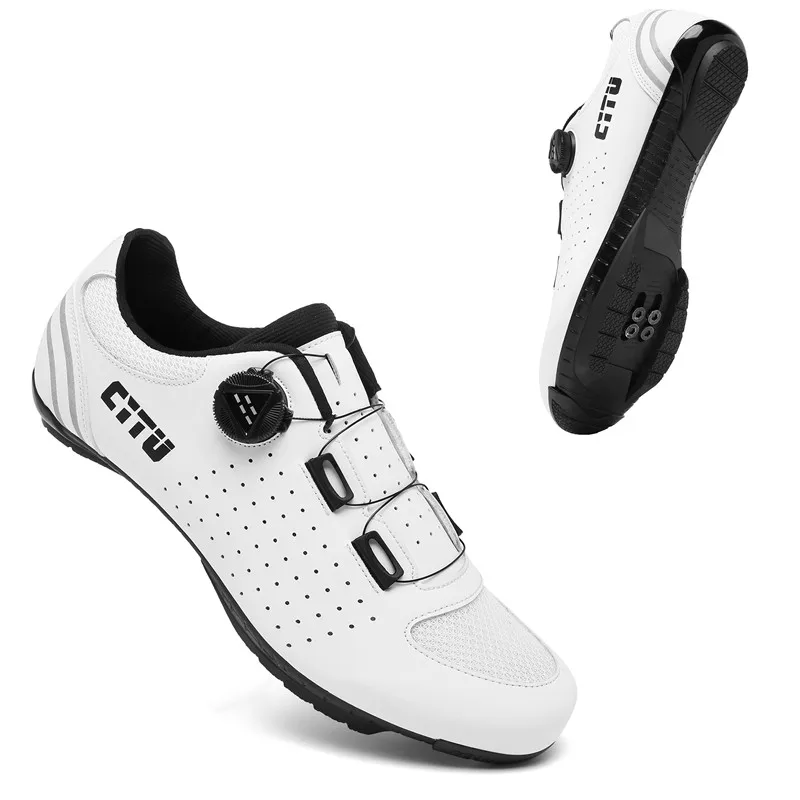 Mtb Cycling Sneaker Cleat Shoes Men Bicycle Shoes Speed Cycling Shoe Mountain Bike spd Racing Lock Footwear male black