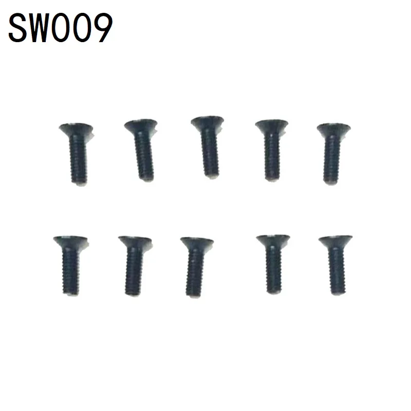 

10 шт. M2.5x8mm винт SW009 для JLB Racing CHEETAH 11101 21101 J3 Speed 1/10 RC автомобильные обновленные детали, запасные аксессуары