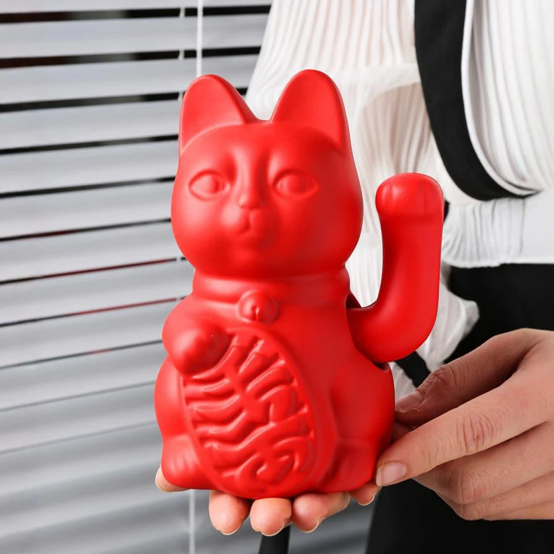 Grand Maneki Neko en céramique 28 cm