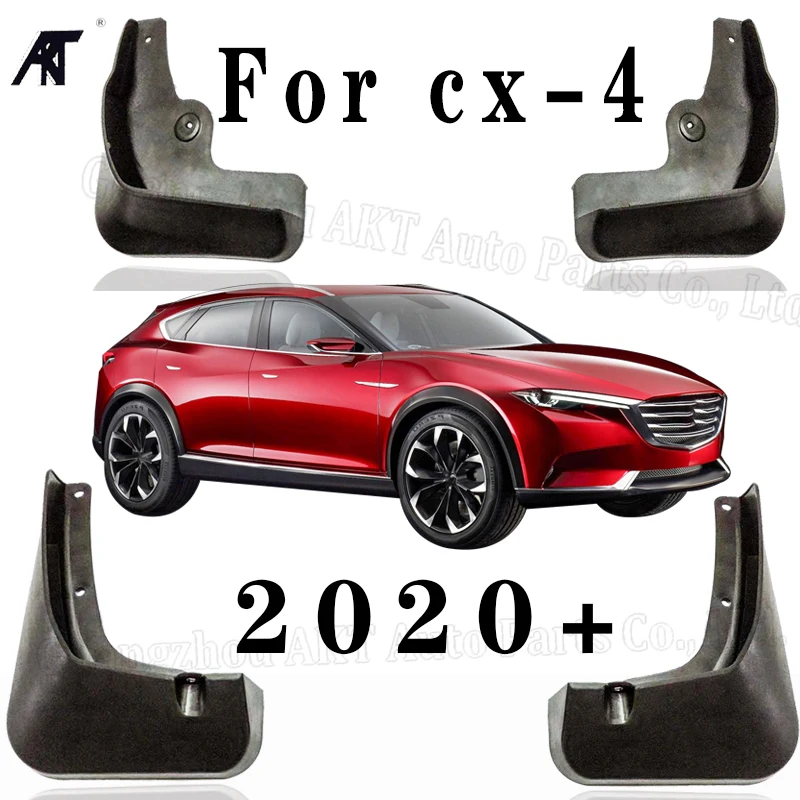 

For Mazda cx-4 2020-on Car Mud Flaps Splash Guards Fender Mudguard Splasher Mudapron Front Rear Full Set 4Pcs