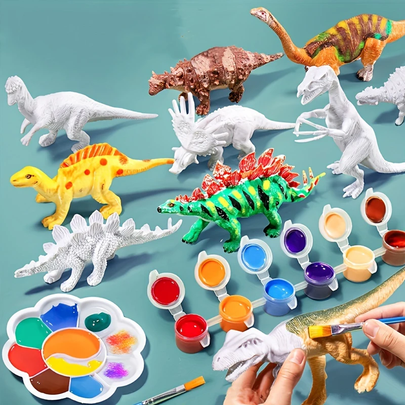 DIY Paint Your Own Dinosaur Model Kit