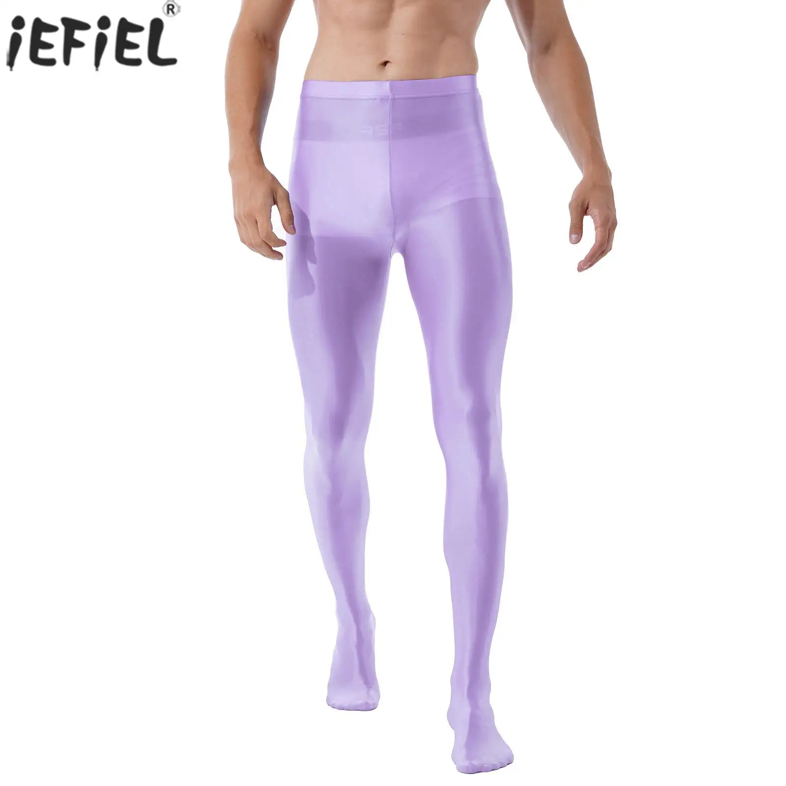 

Mens Fashion Glossy Pants Training Fitness Workout Sports Trousers Tights Ballet Dance Yoga Leggings Pantyhose Stockings