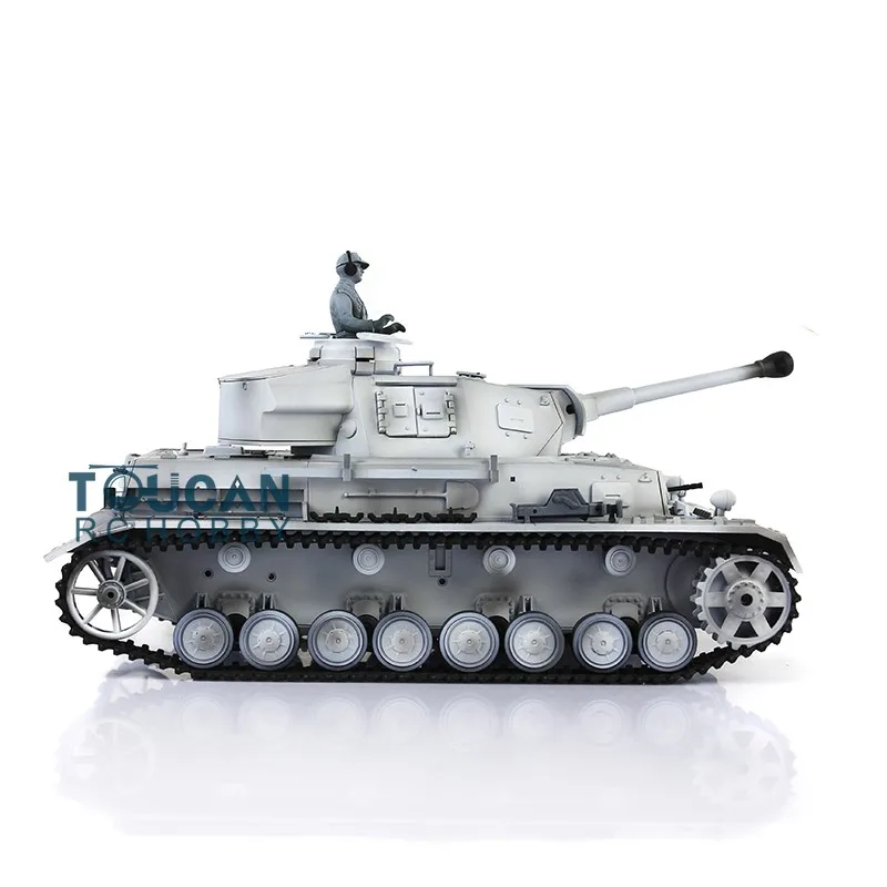 헝롱 남아용 장난감 1/16 스노우 7.0 커스텀 팬저 IV F2 RTR RC 탱크 3859 메탈 휠 TH17409-SMT4