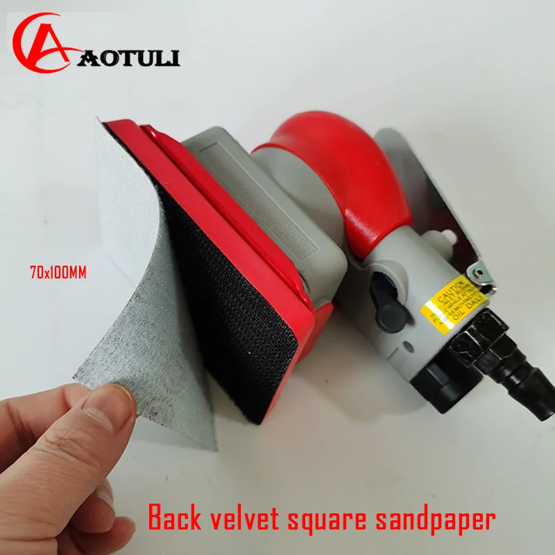 Square Flocking Sandpaper70x100mm Small Square Grinder Dry Abrasive Leather Air Grinder Polishing Polishing Sheet sanding discs sandpaper set polish sand paper sandpaper tools sander pads
