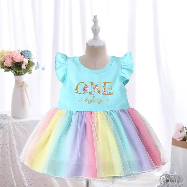 Robes D'anniversaire Pour Bébés Filles De 1, 2, 3 Et 4 Ans, Vêtements D'été  Décontractés De Princesse Pour Enfants - Robes - AliExpress