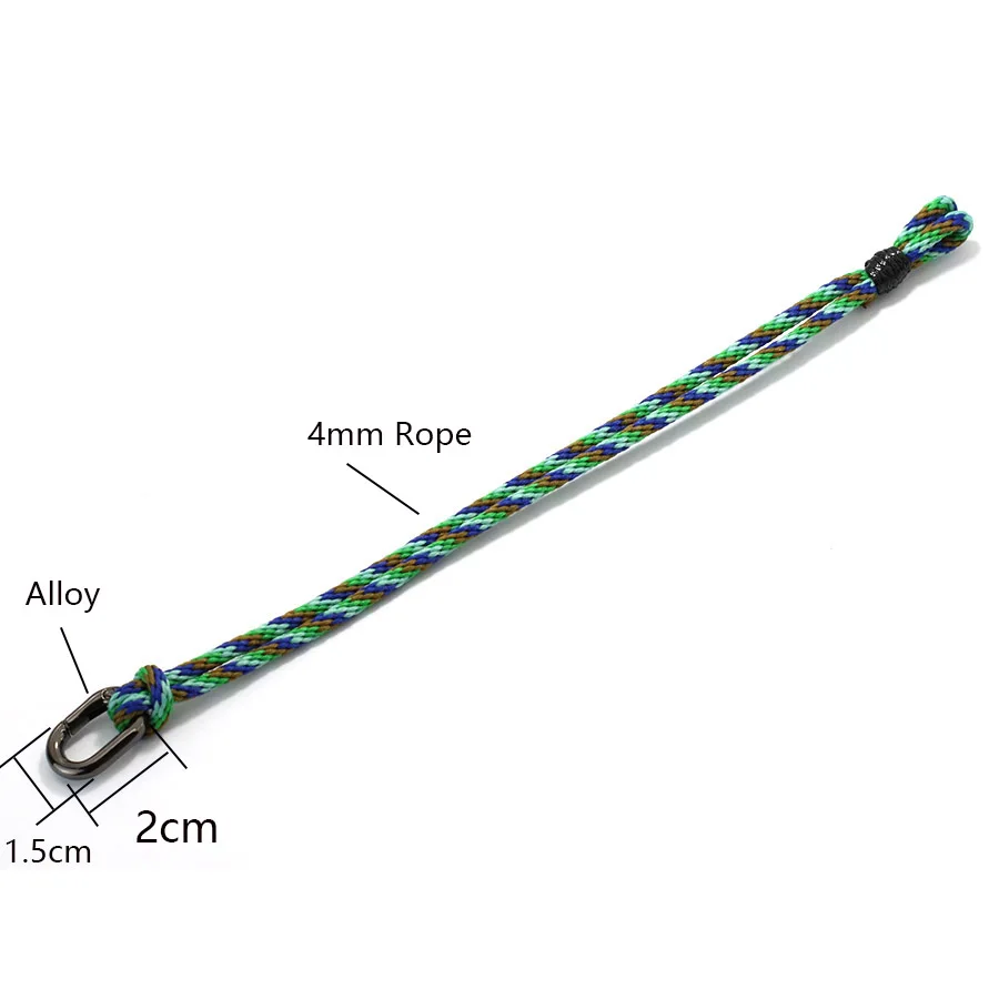 Handmade Rope Bracelet for Men with Detachable Buckle