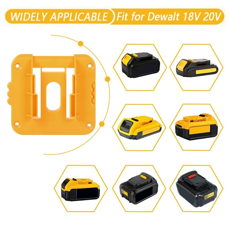 Dewalt 18V 20V 리튬 이온 배터리 용 5/10PCS 배터리 홀더 스탠드, Dewalt DCB182 DCB203 용 벽걸이 형 배터리 도크 보관함