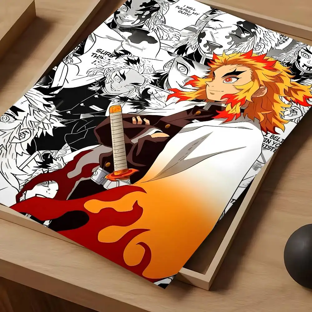 Anime D-Demon S-Slayer Poster, wasserdicht, Vintage-Filmposter, hochwertiger Wandkunstdruck für Raumdekoration, Geschenk – Detail 12