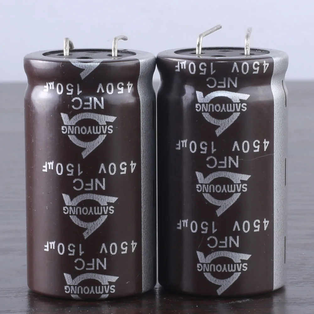 2pcs/10pcs 150uf 450v Su'scon Sk Series 18x45mm 450v150uf Aluminum Electrolytic - Foto 4