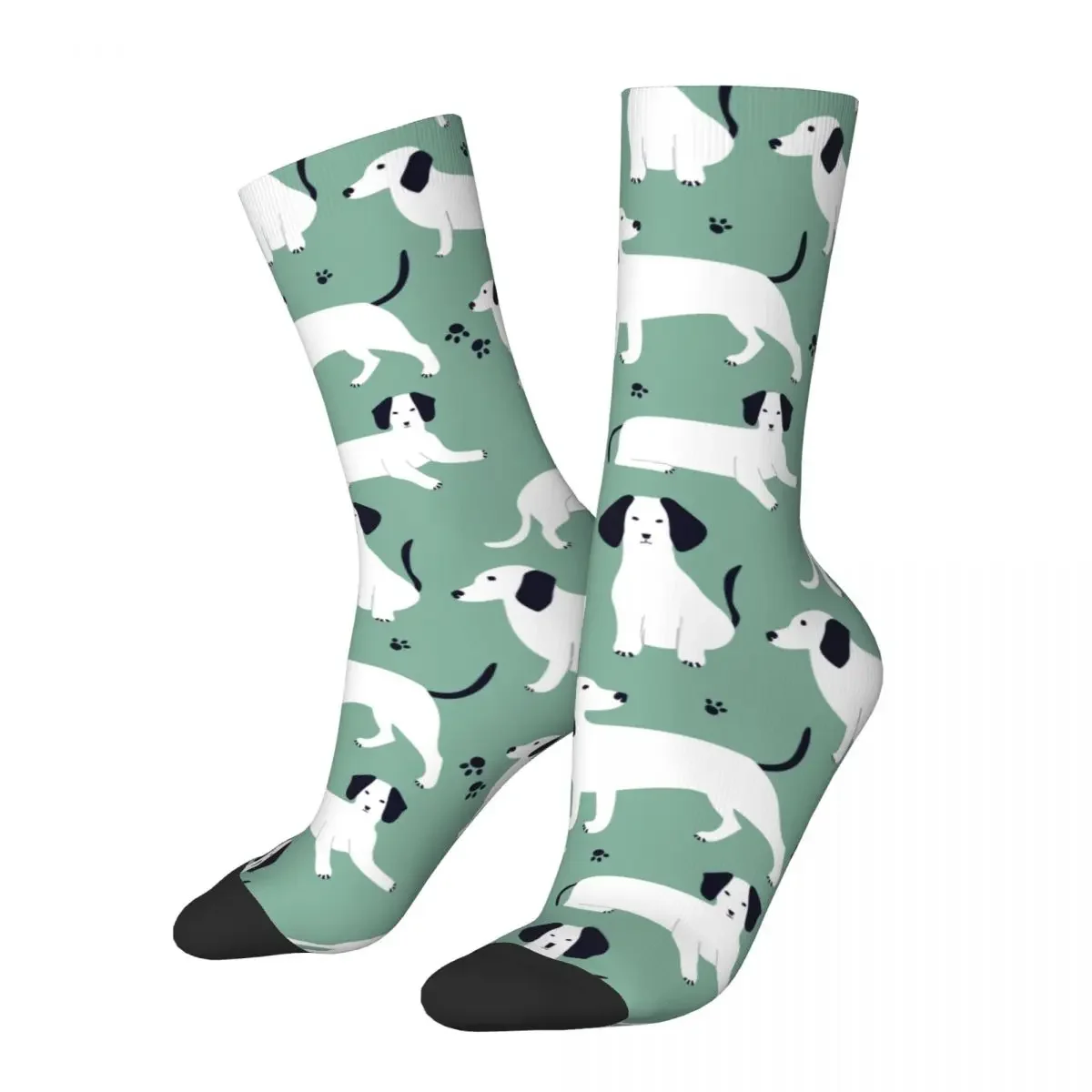 

New Men's Socks Casual Dachshund Dog Sock High Quality Women's Stockings Spring Summer Autumn Winter