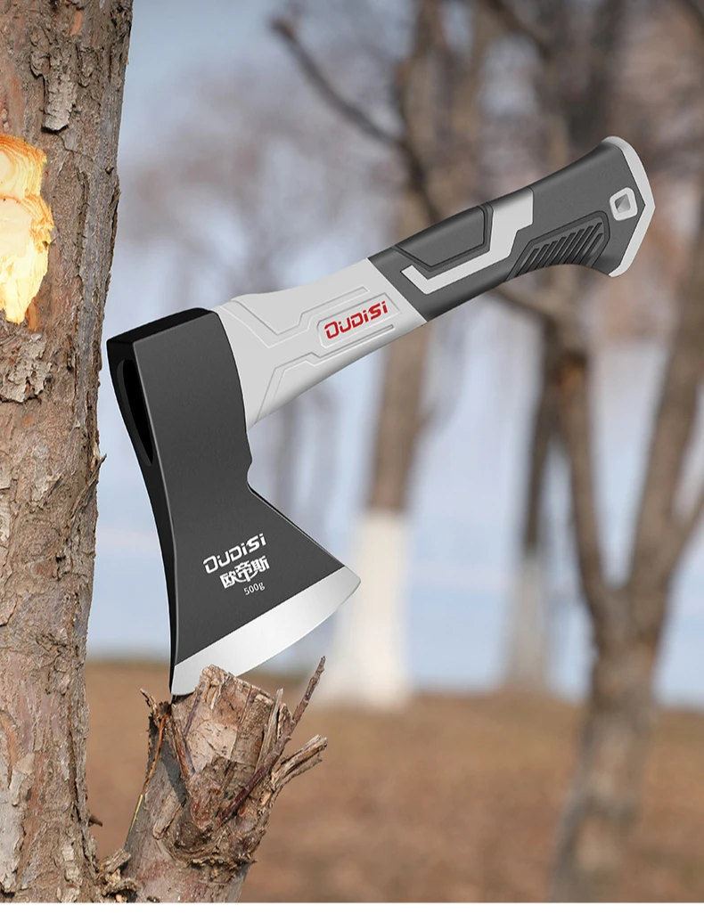 Description Picture 4 of itemCarbon Steel Woodworking Axe Rust Resistant and Durable Multifunctional Wood Cutting Logging Outdoor Fire Professional Tool Axes