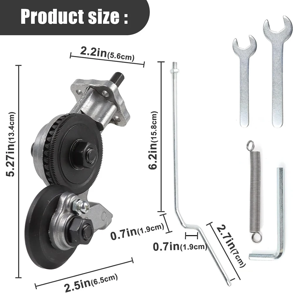 Electric Drill Plate Cutter Attachment Double Headed Free Cutting Tools Iron Metal Sheet Cutter Plate Punch Scissors 6