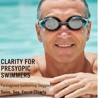 Hyperopia Swimming Goggles Glasses with Anti-fog Spray  for Children and Adult Reading Presbyopic Presbyopia Set