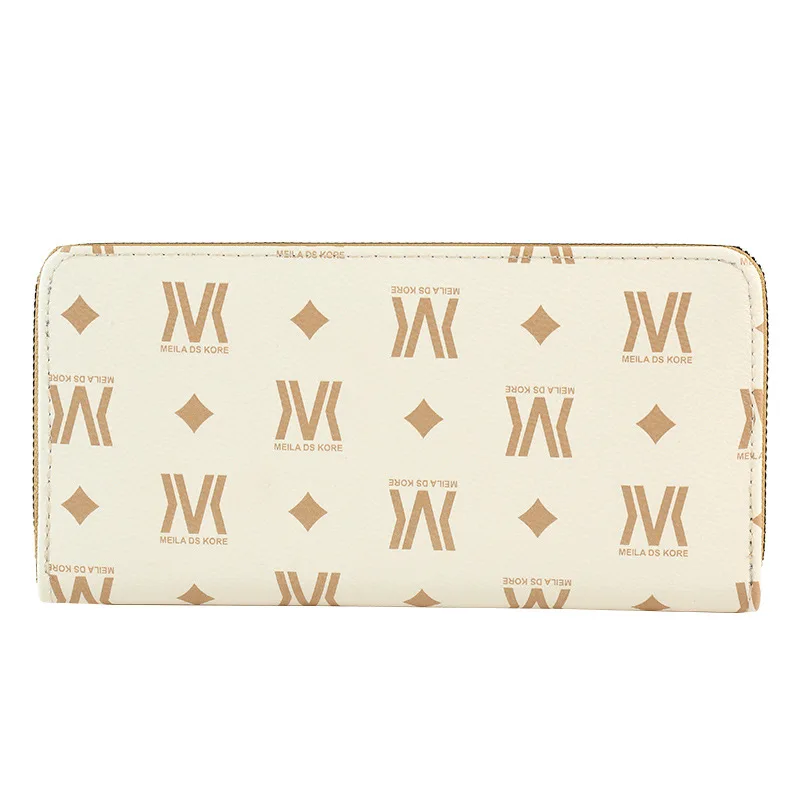 Women Wallet Long Style New Fashion Large Capacity Double Zipper Phone Pocket Print Clutch Wallet