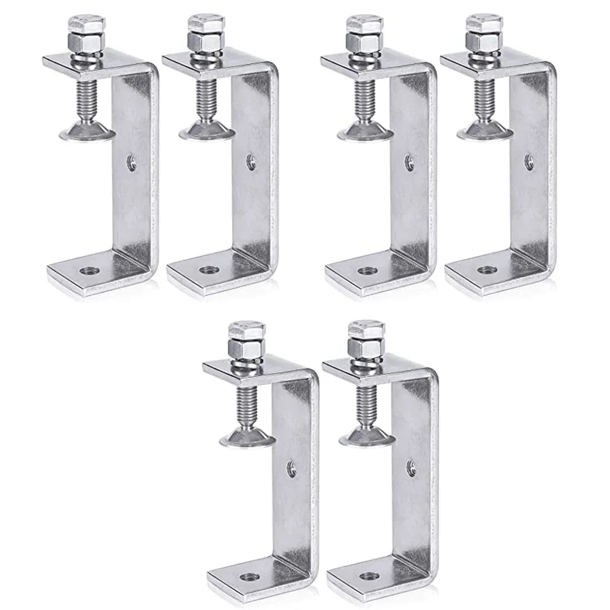 

Metal Clamp Heavy Duty Clamp C Clamp Woodworking Clamp with Wide Jaw Openings (100MM), 6PCS