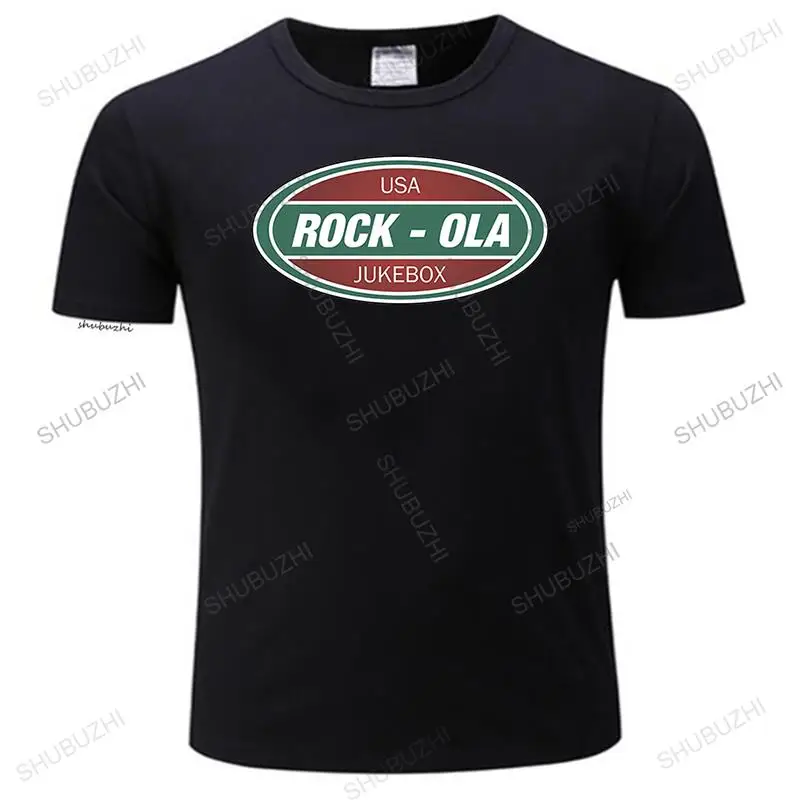 Maglietta Da Uomo Vintage Rock Ola Jukebox Maglietta Personalizzata In Cotone O-Collo Maschile Crazy Funny Casual Summer Pictures Shirt Taglia Più Gra