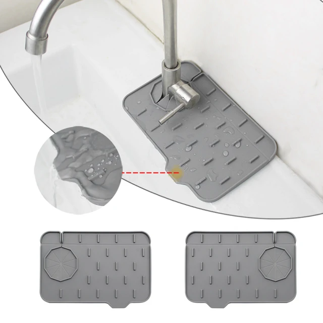 One Kitchen Drainer Mat Faucet Splash Proof Mat Kitchen Sink Drying Mat  Water Stopper