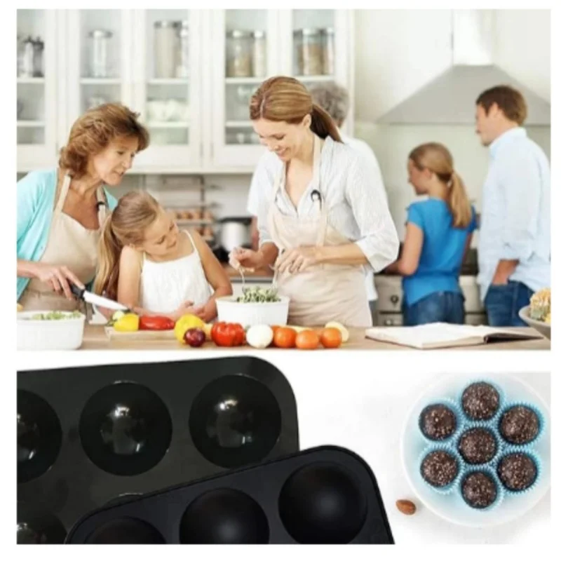 Silicone Baking Mold for 3D Cake Chocolate Muffin DIY