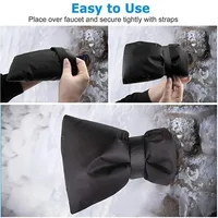 ปลอกหุ้มก๊อกน้ำกลางแจ้งสำหรับฤดูหนาว กันน้ำ กันน้ำค้างแข็ง ป้องกันการแข็งตัว สำหรับท่อในสวน 4