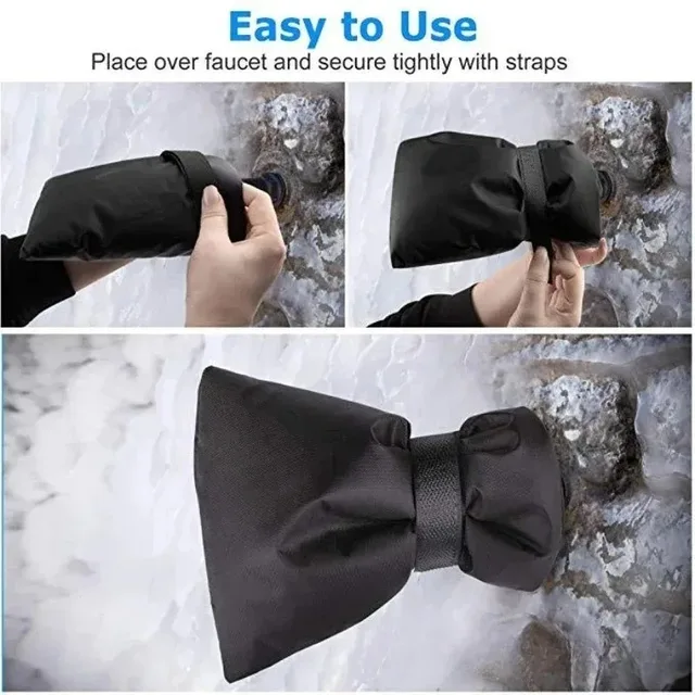 ปลอกหุ้มก๊อกน้ำกลางแจ้งสำหรับฤดูหนาว กันน้ำ กันน้ำค้างแข็ง ป้องกันการแข็งตัว สำหรับท่อในสวน 4