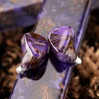 QoA Adonis New In Ear Earphones 1DD+2BA Hybrid Pinecone Resin Shell IEMs With 3.5+4.4mm Plug Cable For HiFi Headphone Gifts 2
