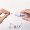 5in1 Electric Nail File Set Portable For Acrylic Nails Fake Nail Tips Cuticle Trimmer Nipper Cutter Cuticle Pusher Manicure Tool 3