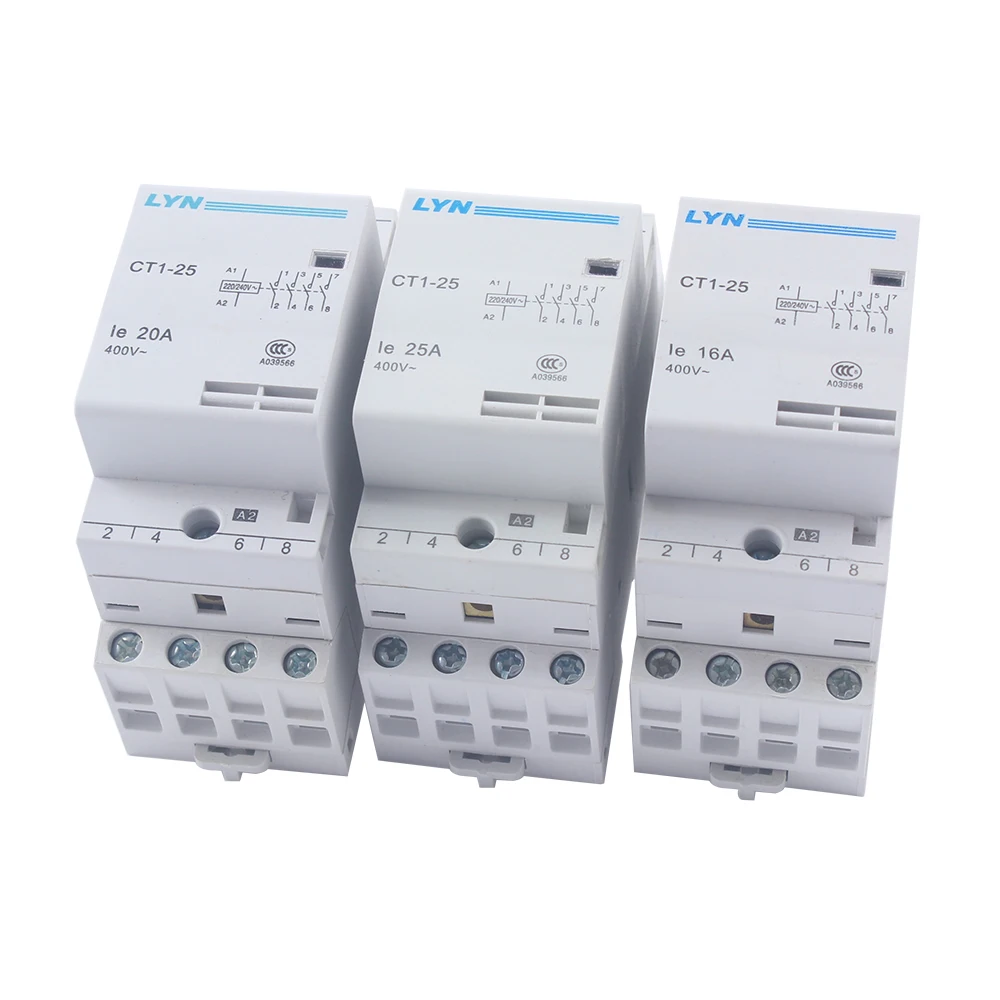 50 60hz trilho din casa ac contator 02