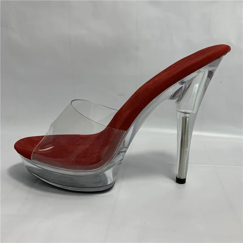 New 13 cm high heel fashion model shoes, banquet stage show summer non-slip,dance shoes