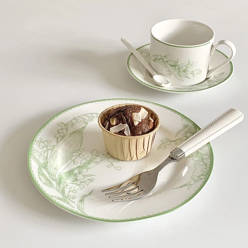 Ceramic Coffee Cup & Saucer Set 3
