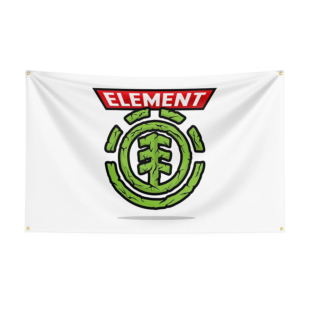 

90x150cm Elements Flag Polyester Printed Skateboards Banner For Decor1