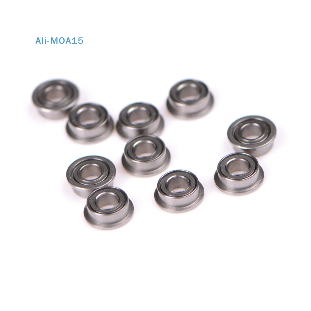 Mini Metal Double Shielded Flanged Ball Bearings 3mmX6mmX2.5mm 10 Pcs ball bearings,metal shielded ball bearings