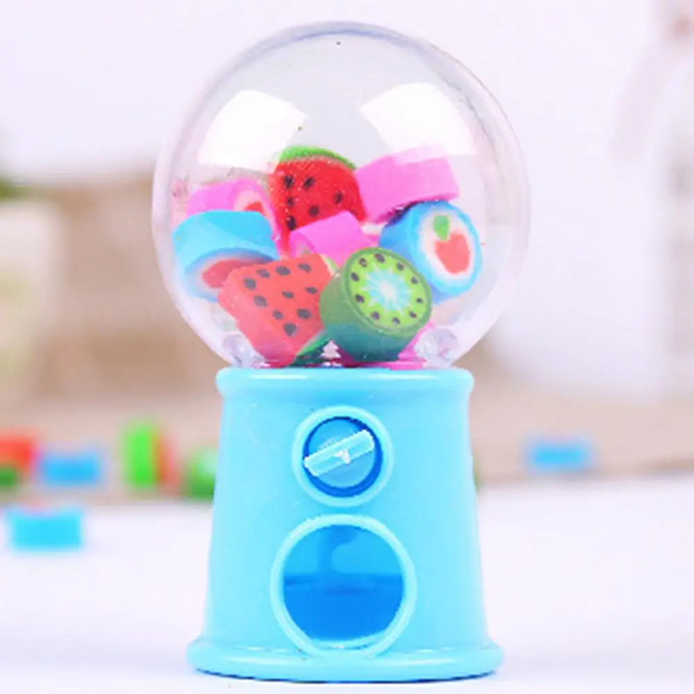 Bambini Gashapon Macchina A Forma Di Anguria Gomma Macchina Giocattolo Per Bambini Gashapon Macchina Studente Regalo Di Compleanno Colore Casuale 5 Pe