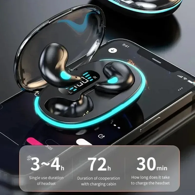 NUOVI Auricolari Bluetooth Wireless X55 TWS, Cuffie Impermeabili, Mini Auricolari Stereo TWS per Telefoni Xiaomi iPhone - Image 4