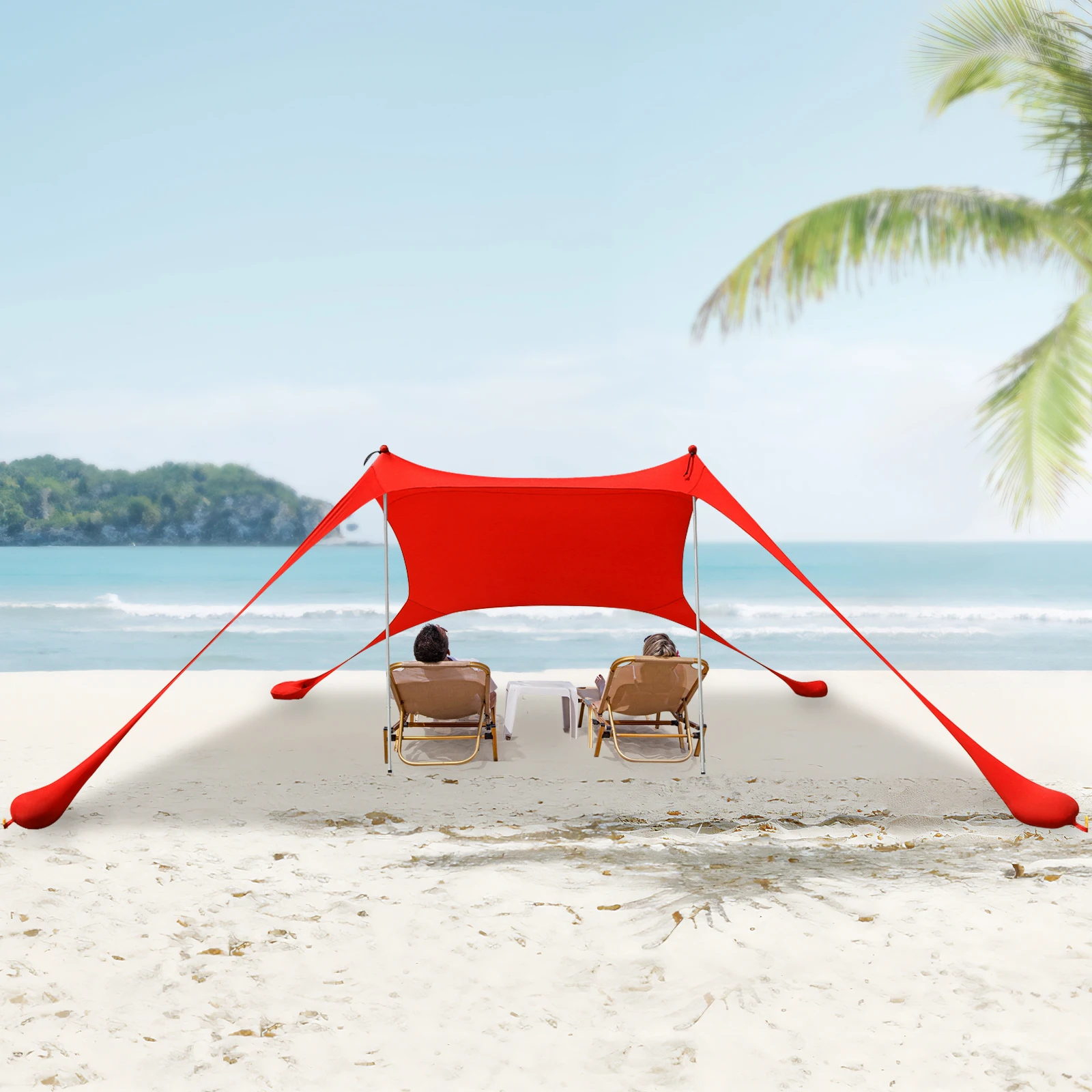 Portable Beach Sun Shelter Tent 4