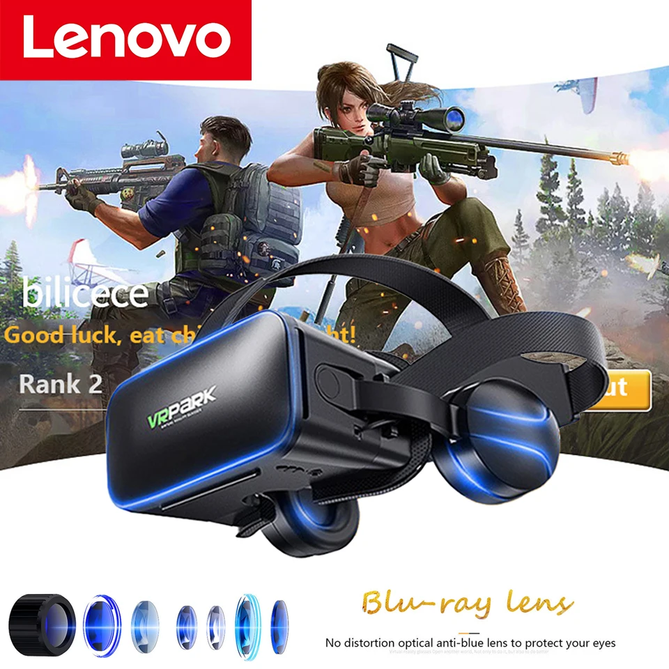 

Оригинальные очки виртуальной реальности Lenovo J2, 3D наушники «Все в одном», 3d-очки виртуальной реальности для игр, Очки виртуальной реальности, умная гарнитура для Android и IOS