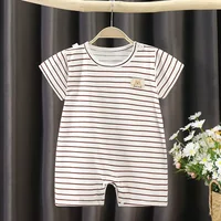 Gestreifter Baby Strampler – Bild 5