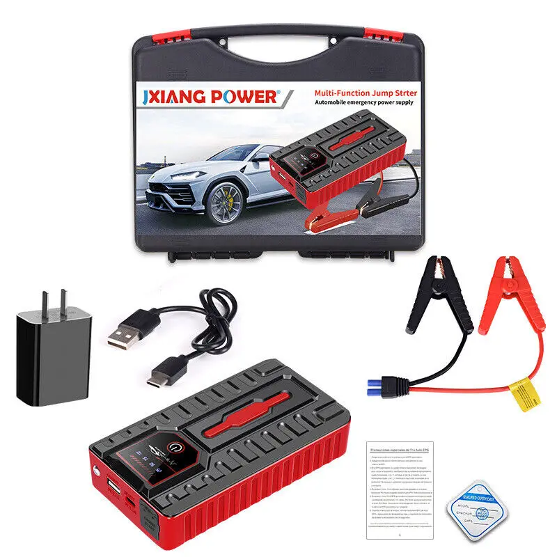 Démarreur de voiture portable pour diabétique, batterie externe, chargeur  d'appoint, dispositif de démarrage, batterie diesel dorée, démarrage de  saut de voiture, 49800mAh, 12V - AliExpress