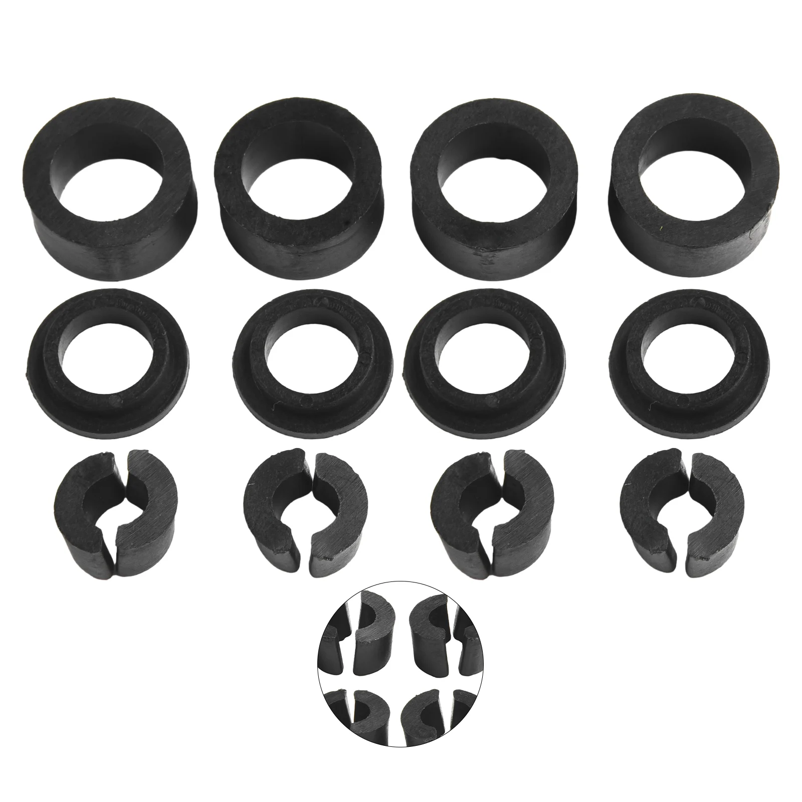 

Support Bushings Seat Bushings For Jeep Wrangler TJ LJ 1998-2006 Black Direct Replacement Front Left Plastic Right