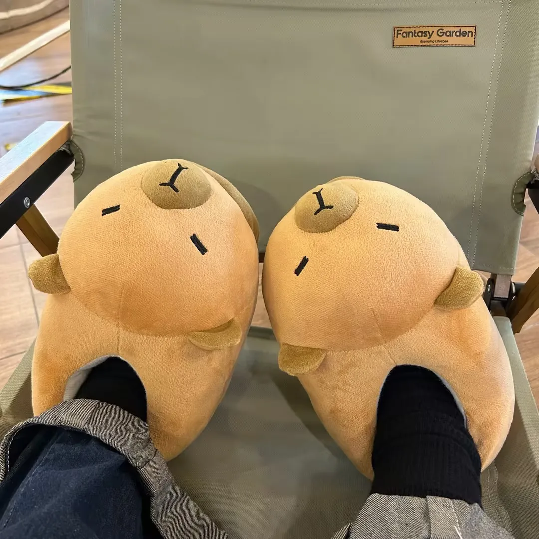 Guinea Pig Plush Slippers