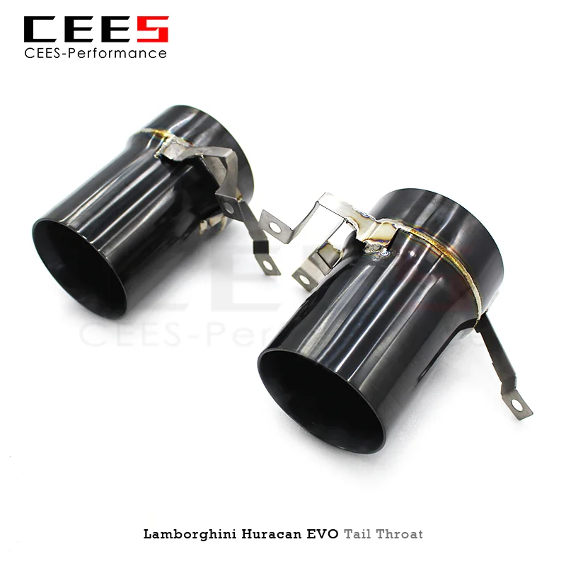 

CEES Tail Mouth Tips For Huracan EVO 2014- Electroplated Black Tail Throat Racing Exhaust Pipe